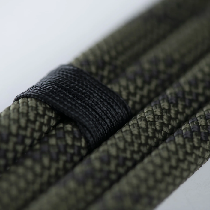 Cooph Double Rope Camera Strap with Split Ring, 45.3" (115cm) - Duotone Olive