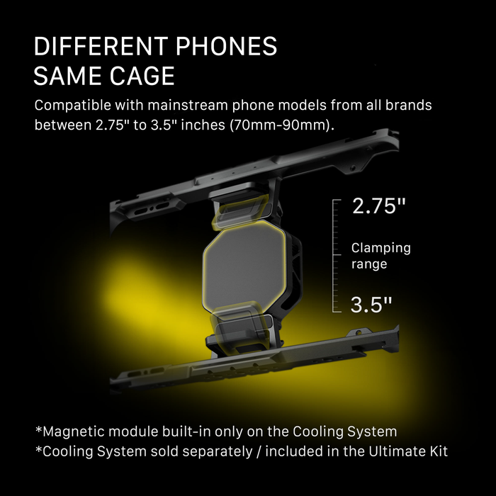Tilta Khronos Universal Smartphone Case Base Kit - Space Gray