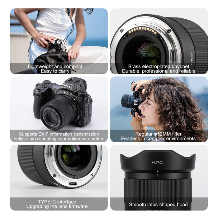 Viltrox AF 40mm f/2.5 Air Full Frame Lens for Sony FE-Mount