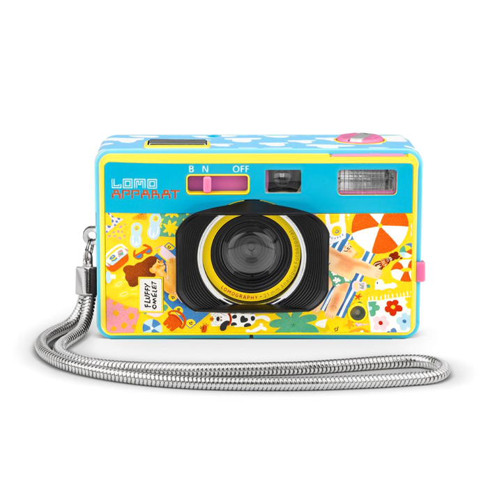 Lomography LomoApparat 21mm Wide-Angle 35mm Film Camera - Fluffy Omelet Edition