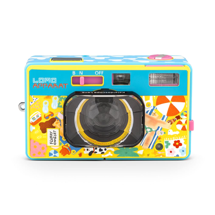 Lomography LomoApparat 21mm Wide-Angle 35mm Film Camera - Fluffy Omelet Edition