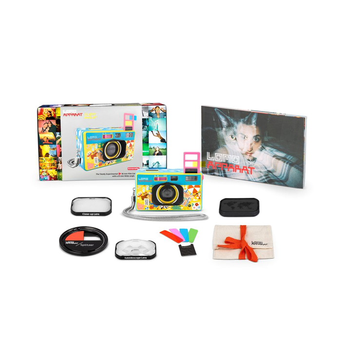 Lomography LomoApparat 21mm Wide-Angle 35mm Film Camera - Fluffy Omelet Edition