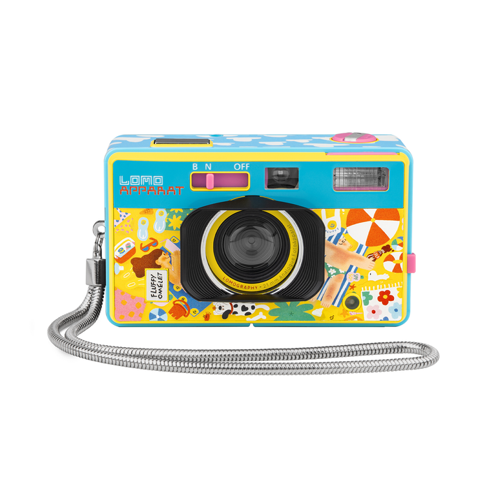 Lomography LomoApparat 21mm Wide-Angle 35mm Film Camera - Fluffy Omelet Edition