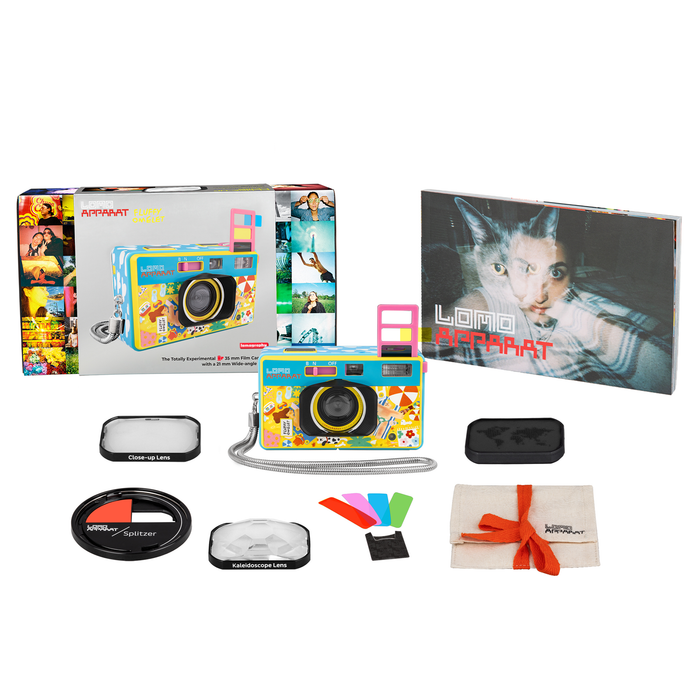 Lomography LomoApparat 21mm Wide-Angle 35mm Film Camera - Fluffy Omelet Edition