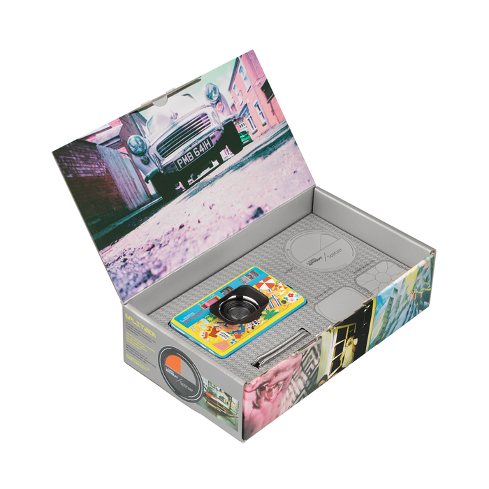 Lomography LomoApparat 21mm Wide-Angle 35mm Film Camera - Fluffy Omelet Edition