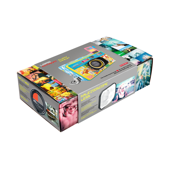 Lomography LomoApparat 21mm Wide-Angle 35mm Film Camera - Fluffy Omelet Edition