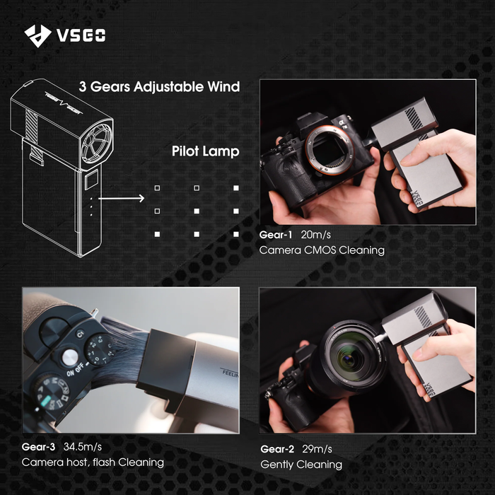 VSGO Portable Palm Turbo Air Duster