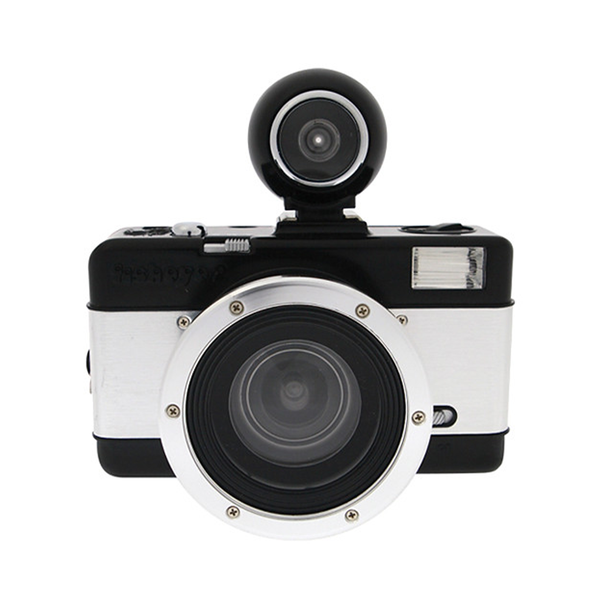 フィルムカメラ Lomography Fisheye2 Chrome llic Fisheye No. 2 Papaya Pop 35 mm Camera – Lomography