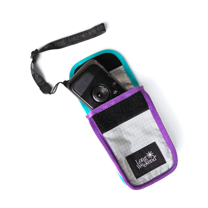 Long Weekend Point and Shoot Camera Pouch - Cosmic Purple