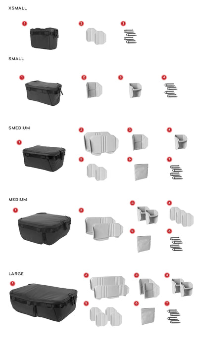 Peak Design Camera Cube V2, Medium - Black