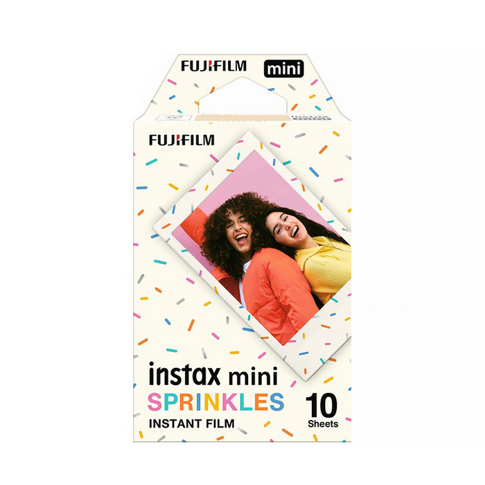 Fujifilm Instax Mini Instant Film, Sprinkles Frame - 10 Exposures Fujifilm Instax Mini Instant Film, Sprinkles Frame - 10 Exposures