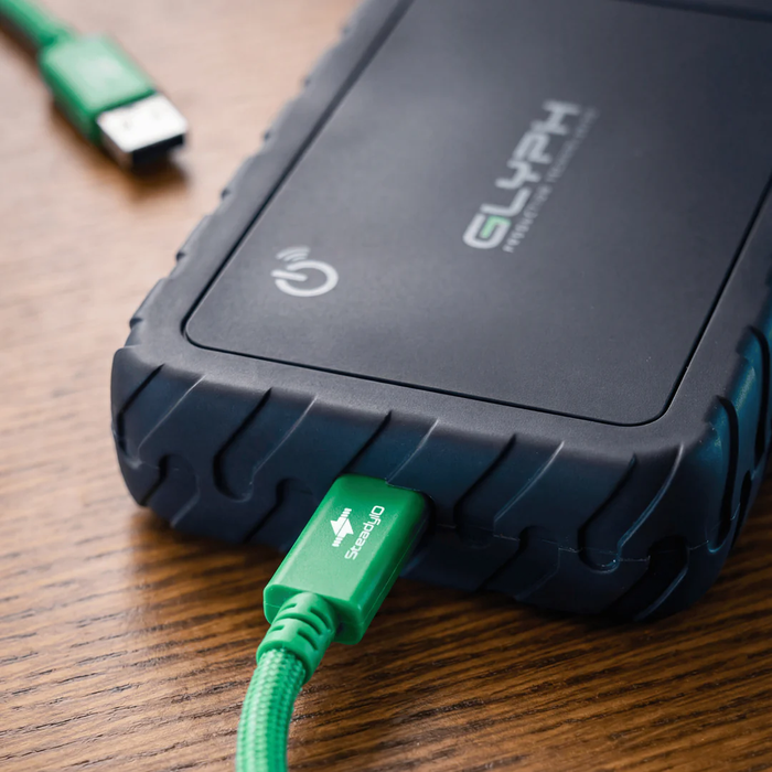 Glyph Technologies 2TB Atom EX80 High-Intensity USB4 80Gbps NVMe Portable External SSD with Location Track