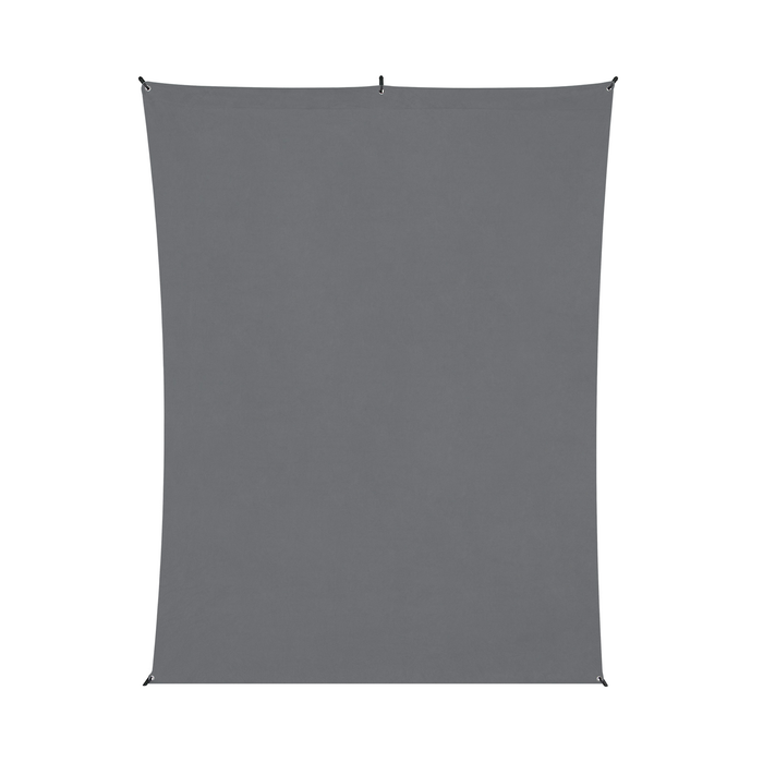 Westcott X-Drop Wrinkle-Resistant Backdrop, 5' x 7' - Neutral Gray