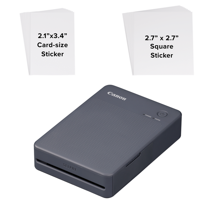 Canon Selphy QX20 Compact Photo Printer - Dark Gray