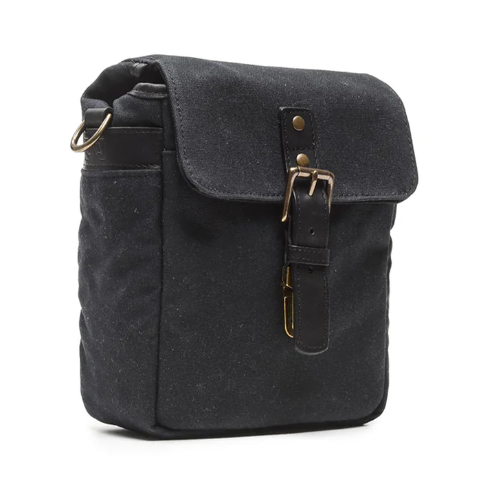 ONA Bond Street Messenger Bag, Waxed Canvas - Black