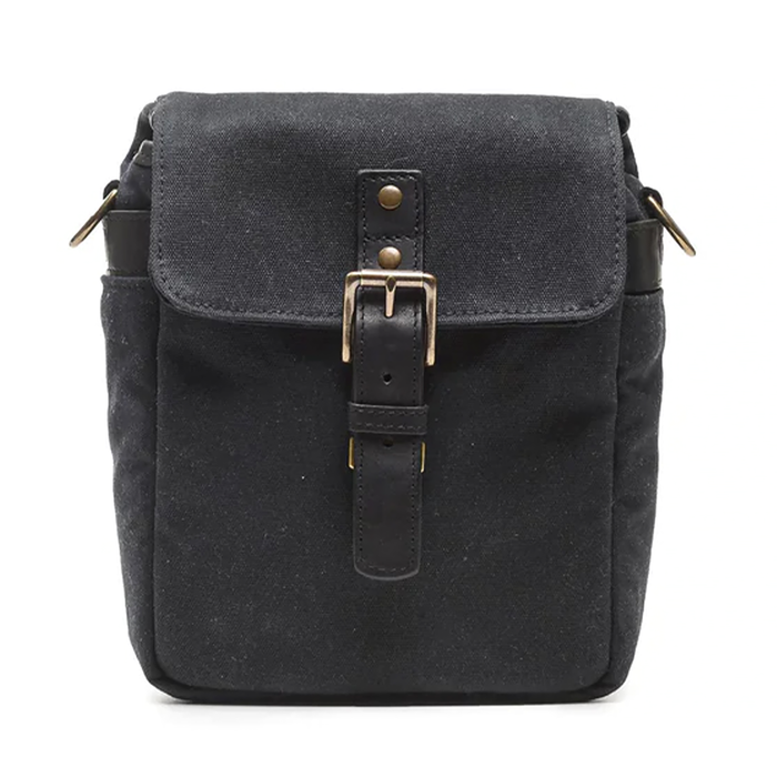 ONA Bond Street Messenger Bag, Waxed Canvas - Black