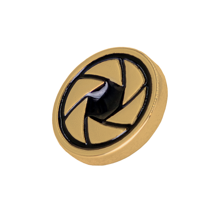 ProMaster Deluxe Soft Shutter Button - Bright Brass Leaf Shutter Design
