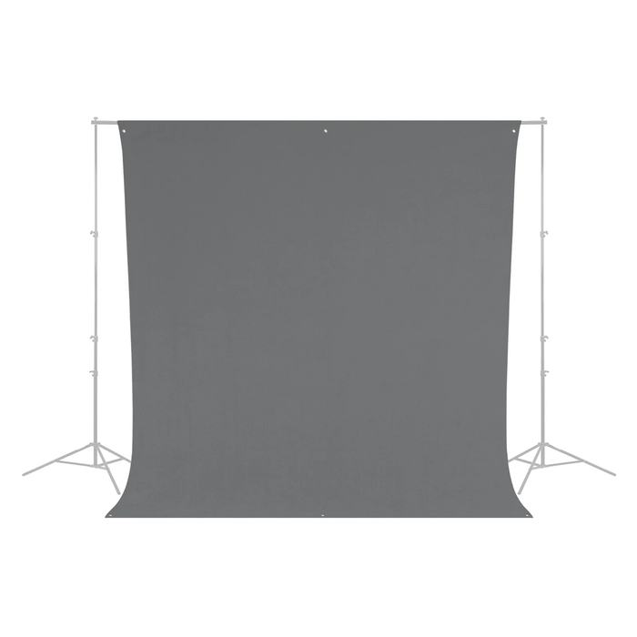 Westcott Wrinkle-Resistant Backdrop, 9' x 10' - Neutral Gray