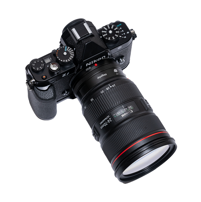 Megadap EFTZ21 Canon EF Lens to Nikon Z-Mount Autofocus Adapter