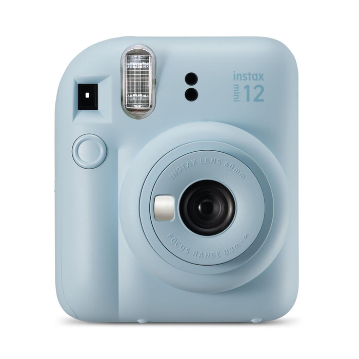 Fujifilm 2025 Instax Mini 12 Instant Camera Bundle - Pastel Blue