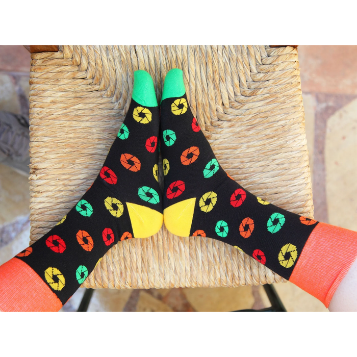 Aperture Socks - Polychrome