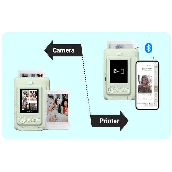 Fujifilm Instax Mini Liplay Hybrid Instant Camera - Deep Bronze