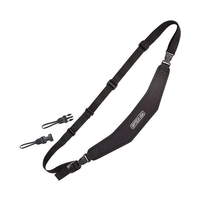 Op/Tech Utility Sling XL Quick Adjust with Uni-Loop Connectors (1/4" Webbing), 26.5-31" - Black