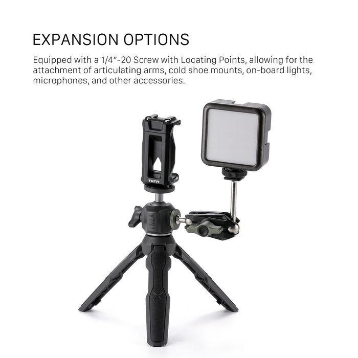 Tilta VT01 Extendable Vlog Tripod - Space Gray