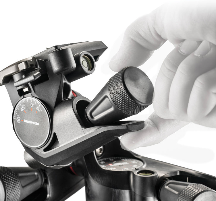 Manfrotto XPRO Geared 3-Way Pan & Tilt Tripod Head with 200PL-14 Quick Release Plate