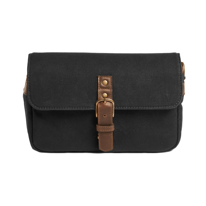 ONA Bowery Messenger Bag Waxed Canvas Black Glazer s Camera
