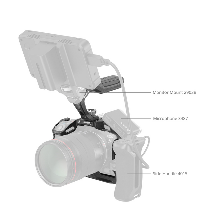 SmallRig "Black Mamba" Cage Kit for Canon EOS R5 Mark II 4976