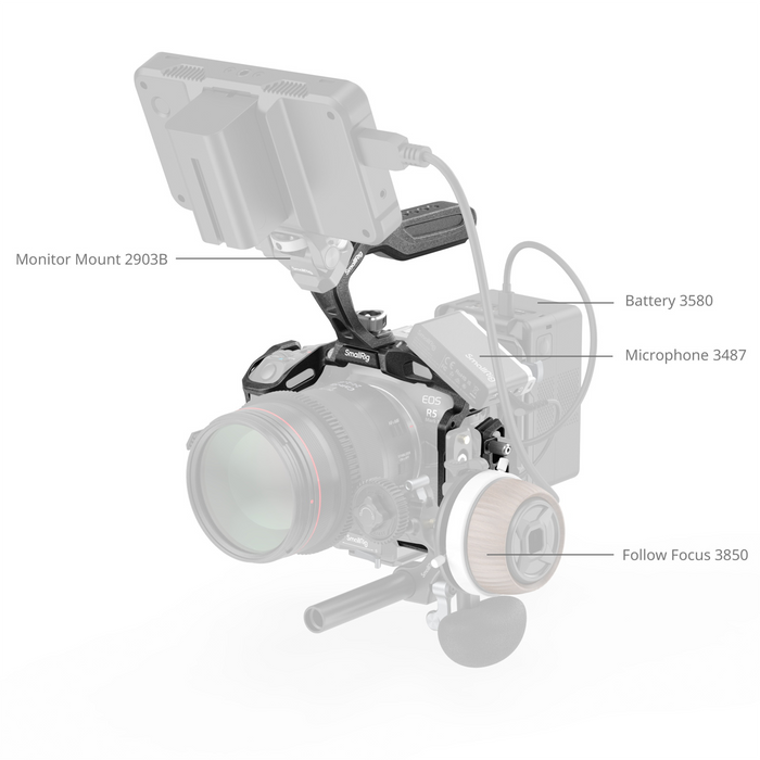 SmallRig "Black Mamba" Cage Kit for Canon EOS R5 Mark II 4976