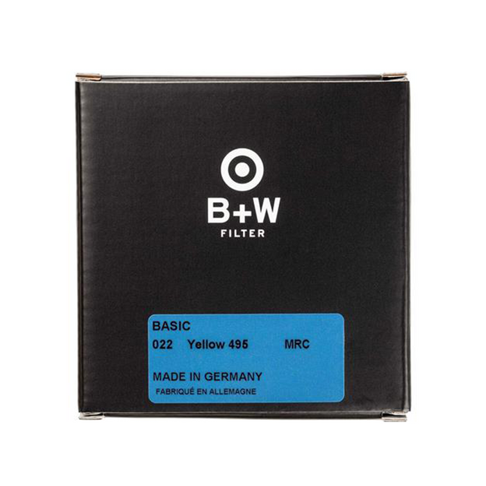 B+W 77mm #495/022 BASIC Yellow MRC Filter