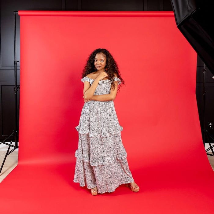 Savage #08 Primary Red Seamless Background Paper 53" x 36'