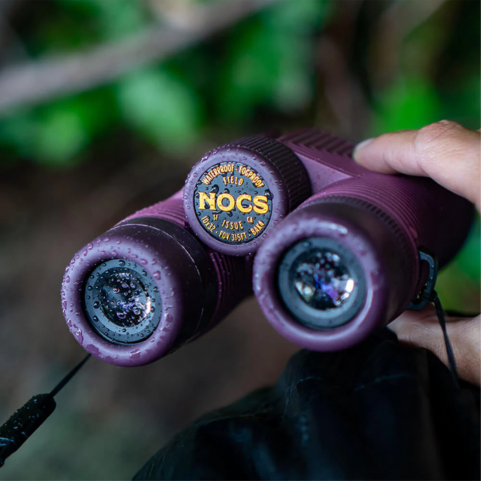 Nocs Provisions Field Issue 10x32 Waterproof Binoculars - Oxblood Maroon