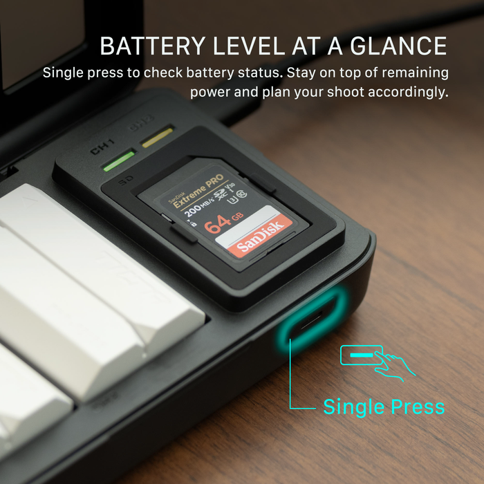 Tilta All-In-One Recharge Companion for NP-FZ100 – Black