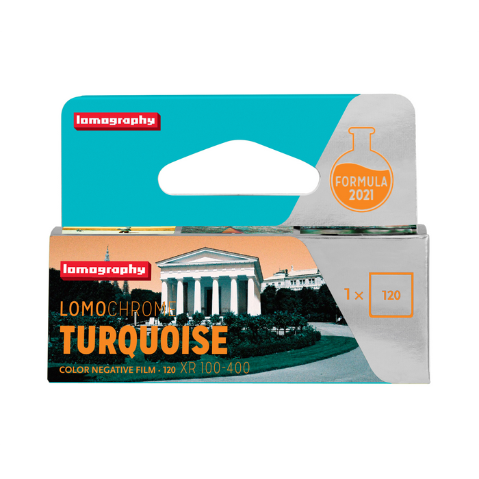 Lomography LomoChrome Turquoise 2021 Formula 100–400 Color Negative - 120 Film, Single Roll