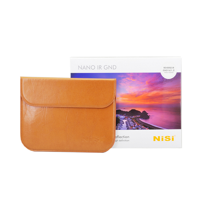 NiSi 100x150mm Reverse Nano IR Graduated ND16 Neutral Density 1.2 4-Stop Filter