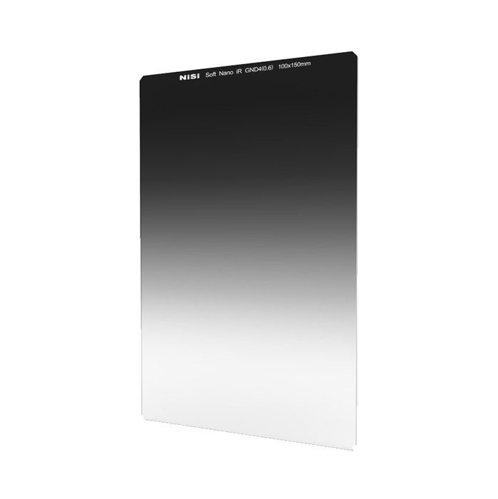 NiSi 100x150mm Nano IR Soft Graduated ND4 Neutral Density 0.6 2-Stop Filter