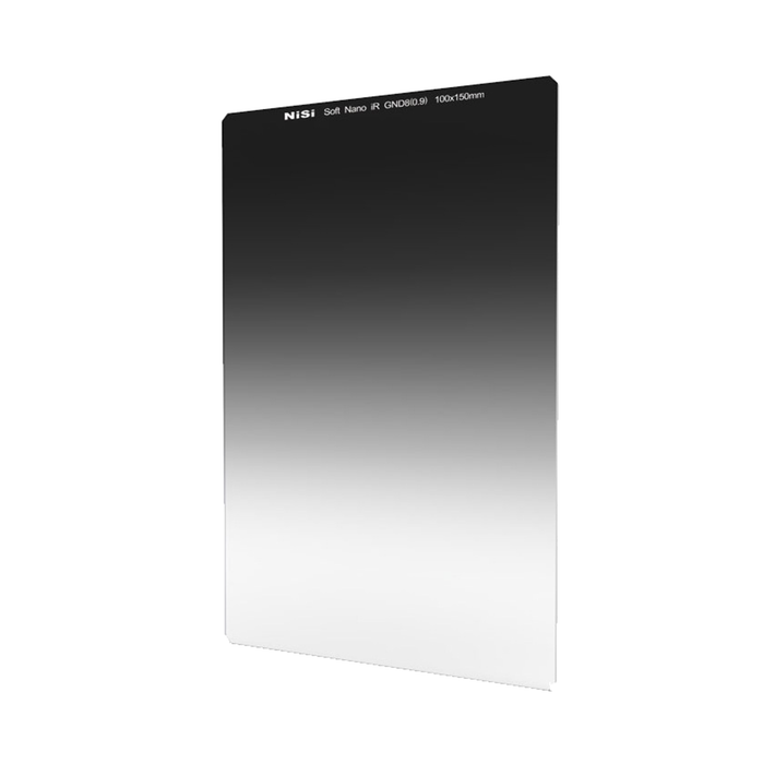 NiSi 100x150mm Nano IR Soft Graduated ND8 Neutral Density 0.9 3-Stop Filter
