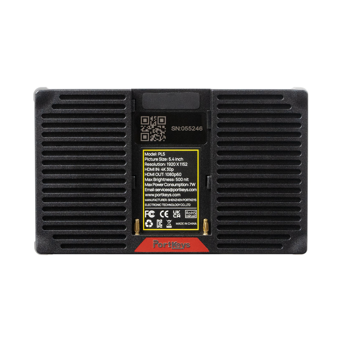 Portkeys PL5 5.4" 4K HDMI/USB Touchscreen Monitor for Live Streaming