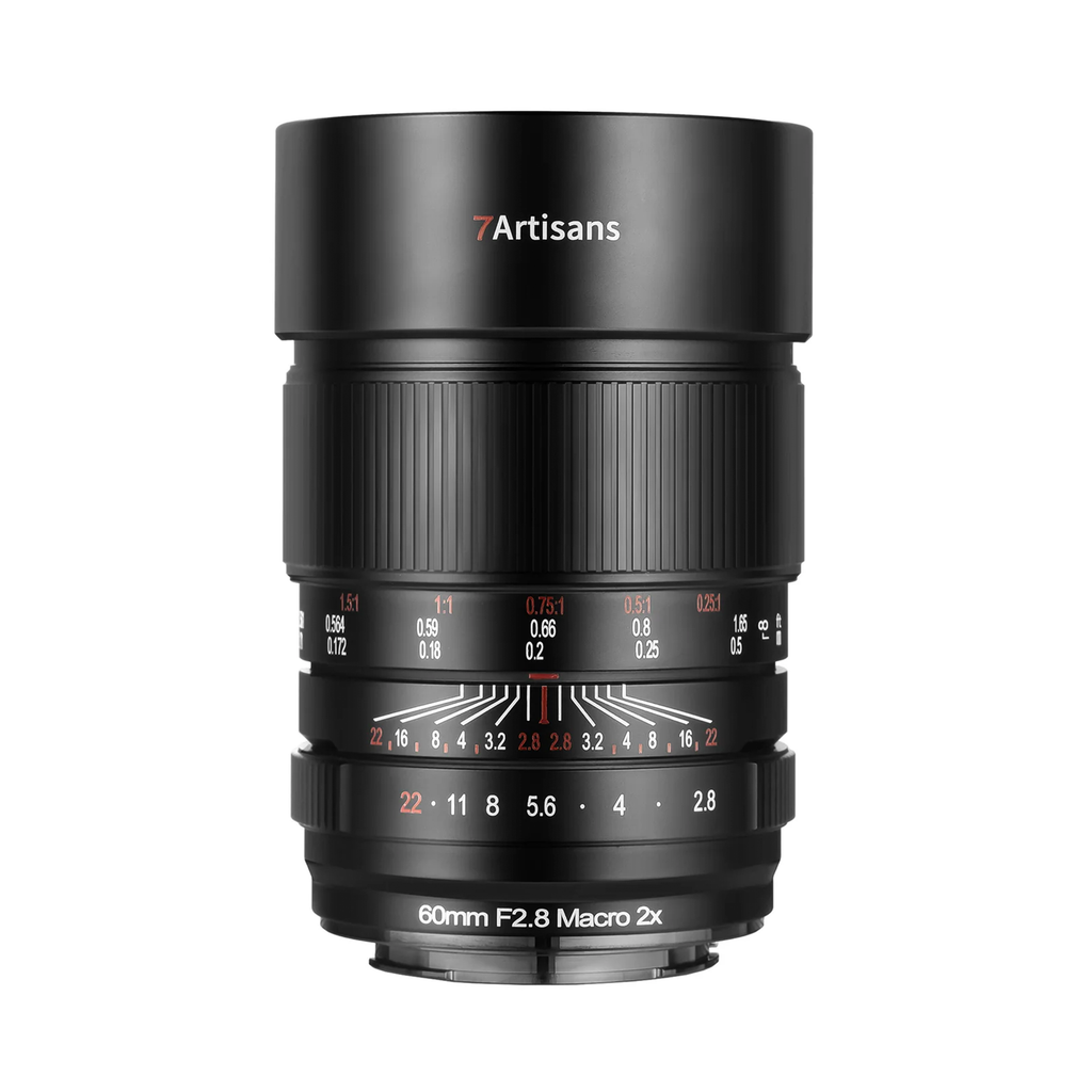 【美品】7Artisans 60mm F2.8 Macro レンズ 15738_60F282XB-