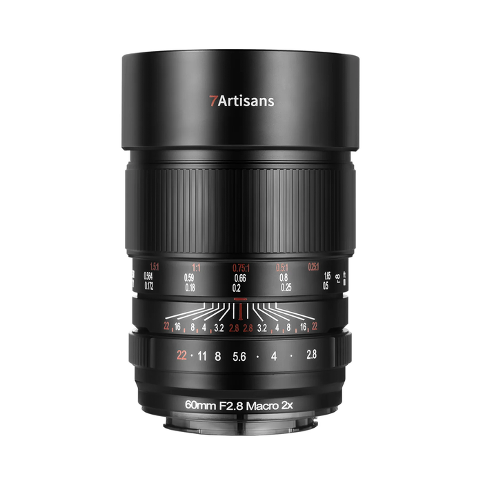 7Artisans 60mm f/2.8 Full-Frame 2X Ultra-Macro Lens - Sony E Mount