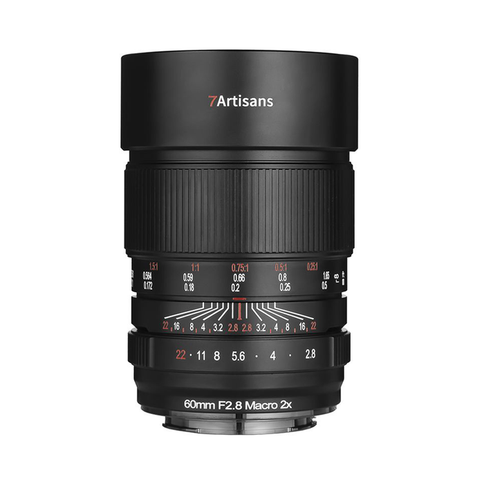 7Artisans 60mm f/2.8 Full-Frame 2X Ultra-Macro Lens - Sony E Mount