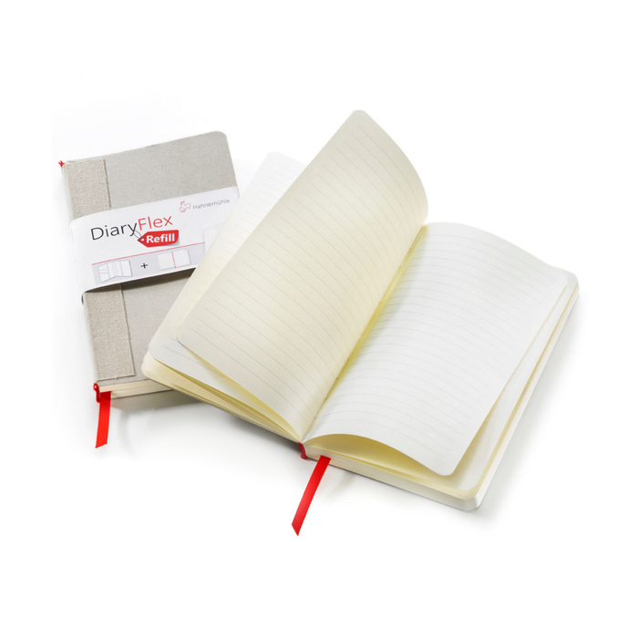 Hahnemuhle DiaryFlex Refill with Plain Pages for Notebook, 100gsm, 4" x 7" Portrait, 80 Sheets (160 Pages)