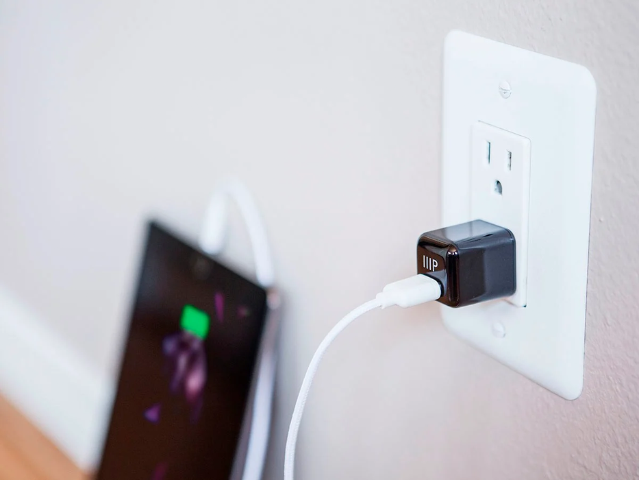 Monoprice Select USB-A Mini Wall Charger, 1-Port, 2.4A Output for iPhone, Android, and Galaxy Devices