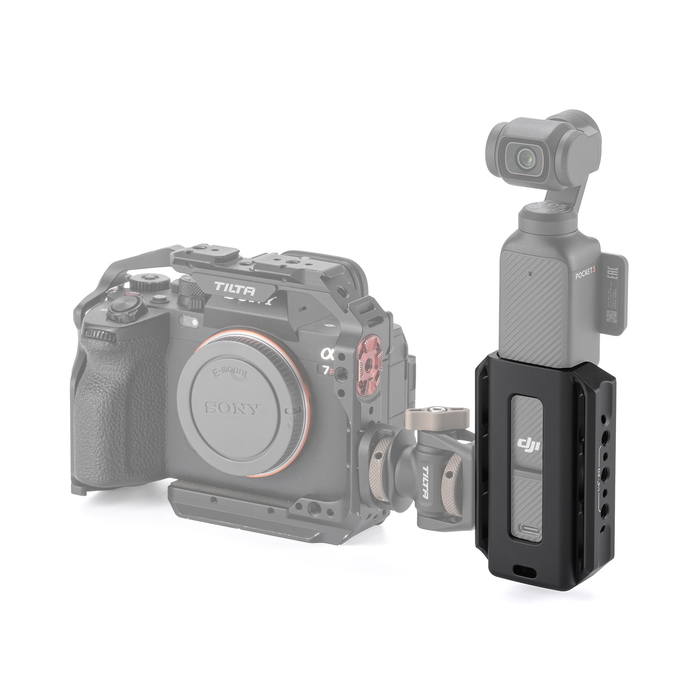 Tilta Accessory Mounting Expander for DJI Osmo Pocket 3 – Black