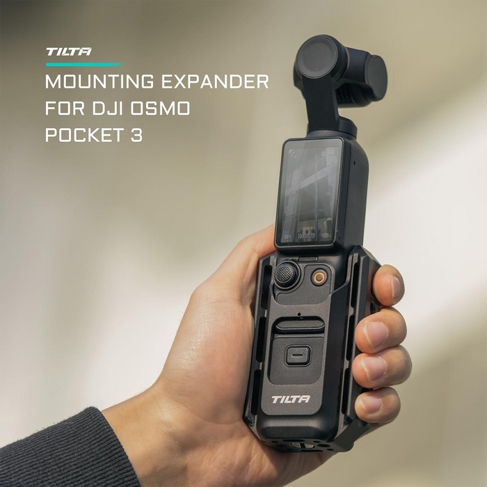Tilta Accessory Mounting Expander for DJI Osmo Pocket 3 – Black