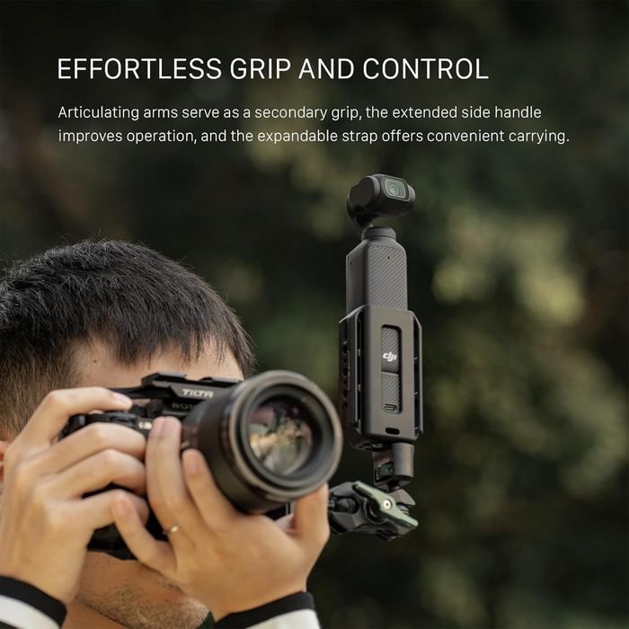 Tilta Accessory Mounting Expander for DJI Osmo Pocket 3 – Black