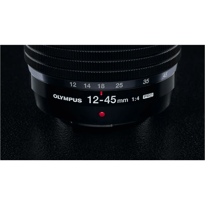 OM System M.Zuiko Digital ED 12-45mm f/4.0 PRO Lens - Black